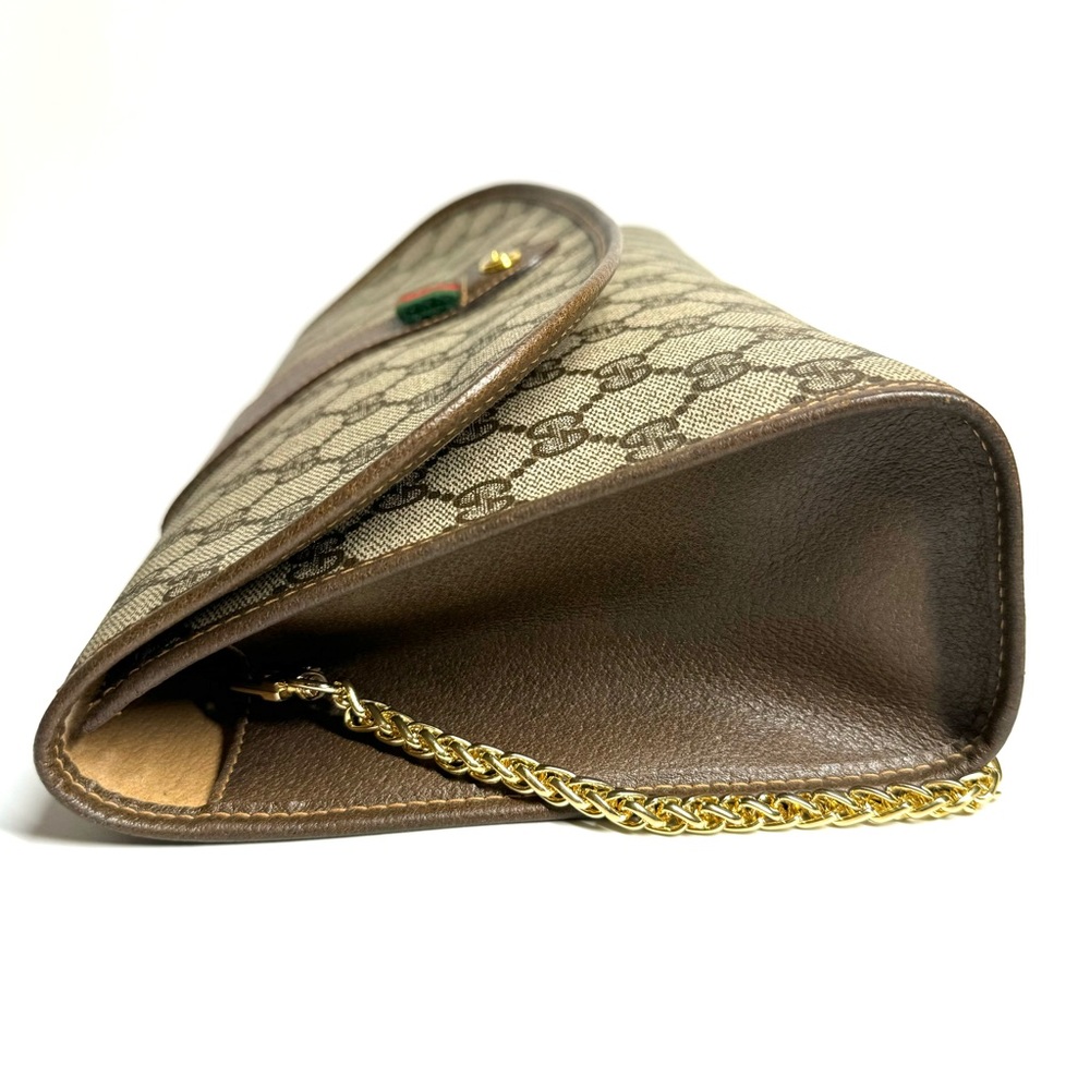 Gucci Large Ophidia Sherry Line Supreme GG Monogram Clutch Crossbody Bag - Picture 8 of 14